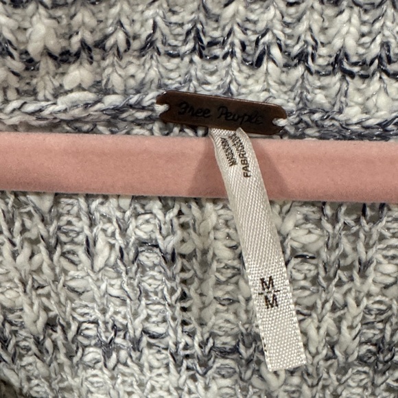 Free People Marled Gray Women's Sweater - Picture 2 of 10